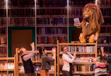 אריה הספריה - תיאטרון המדיטק
